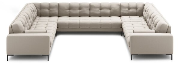 Bež kotna sedežna garnitura (v obliki črke "U") Bali – Cosmopolitan Design