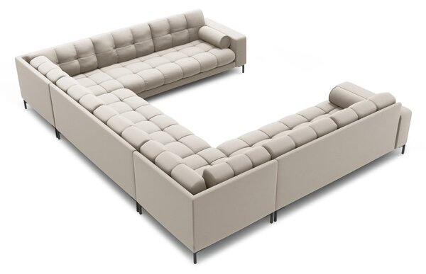 Bež kotna sedežna garnitura (v obliki črke "U") Bali – Cosmopolitan Design