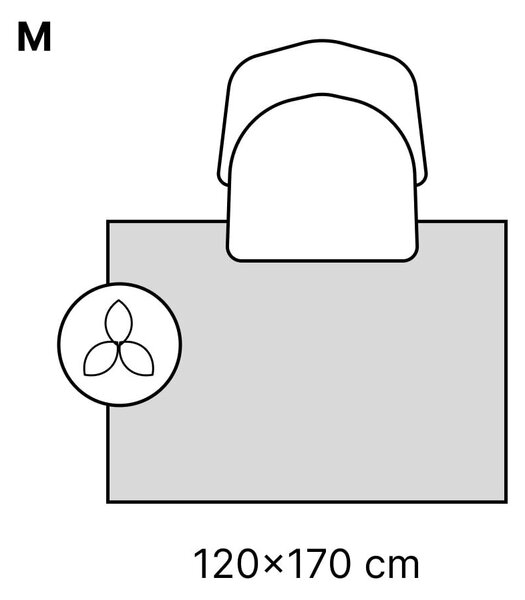 Siva preproga Universal Izar Ornaments, 120 x 170 cm