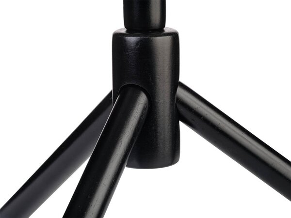 ATMOWOOD Leseni stoječi obešalnik 175 cm - črn
