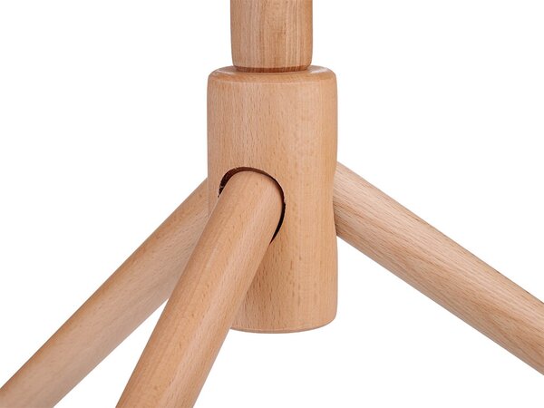 ATMOWOOD Leseni stoječi obešalnik 175 cm - naraven