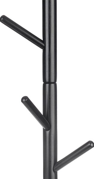 ATMOWOOD Leseni stoječi obešalnik 175 cm - črn