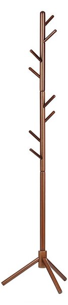 ATMOWOOD Leseni stoječi obešalnik 175 cm - rjav