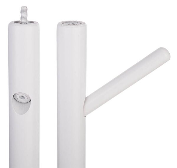 ATMOWOOD Leseni stoječi obešalnik 175 cm - bel