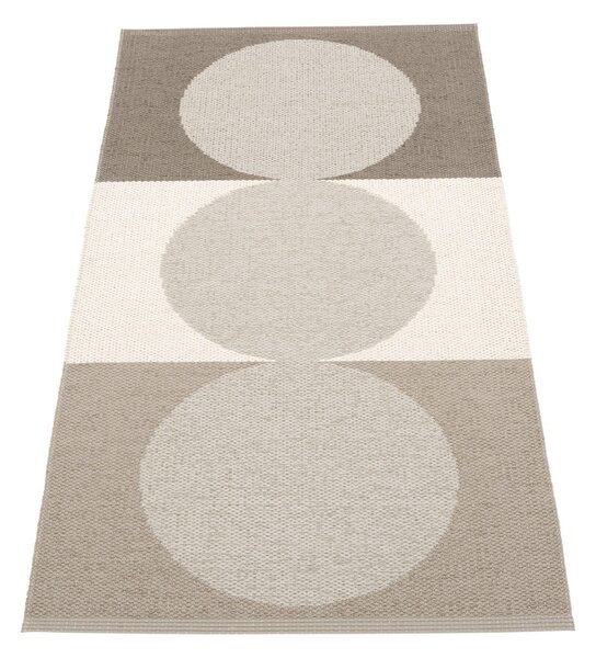 Siva/kremno bela notranja in zunanja preproga 70x140 cm Otto Clay – Pappelina