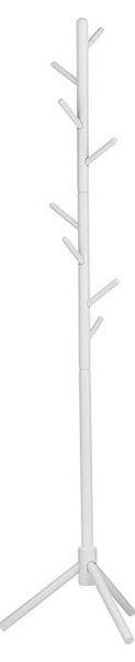 ATMOWOOD Leseni stoječi obešalnik 175 cm - bel