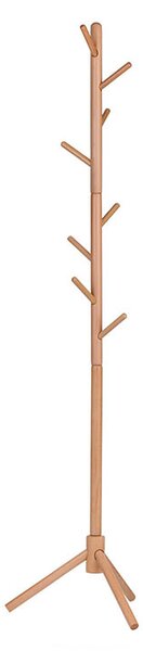 ATMOWOOD Leseni stoječi obešalnik 175 cm - naraven