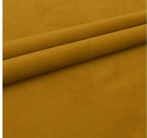 Gorčična raztegljiva sedežna garnitura v obliki U SILVIANO, 300x140 cm + 2 blazini GRATIS
