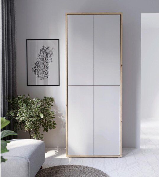 Modern Living Omara Za Čevlje Alice, Svetlo Siva, Barva Hrasta