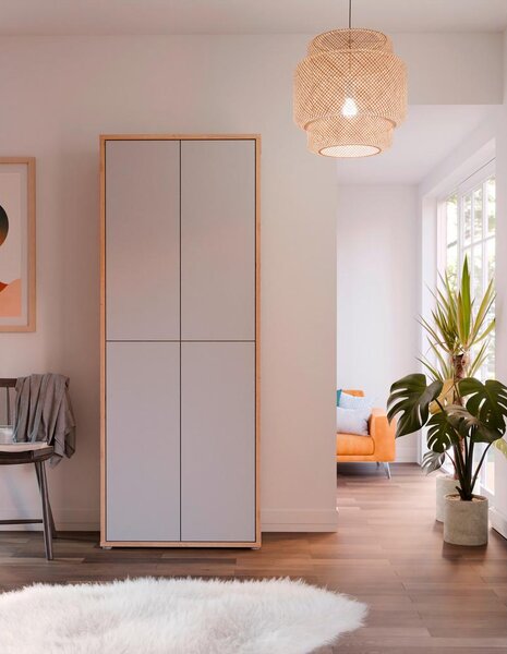 Modern Living Omara Za Čevlje Alice, Svetlo Siva, Barva Hrasta