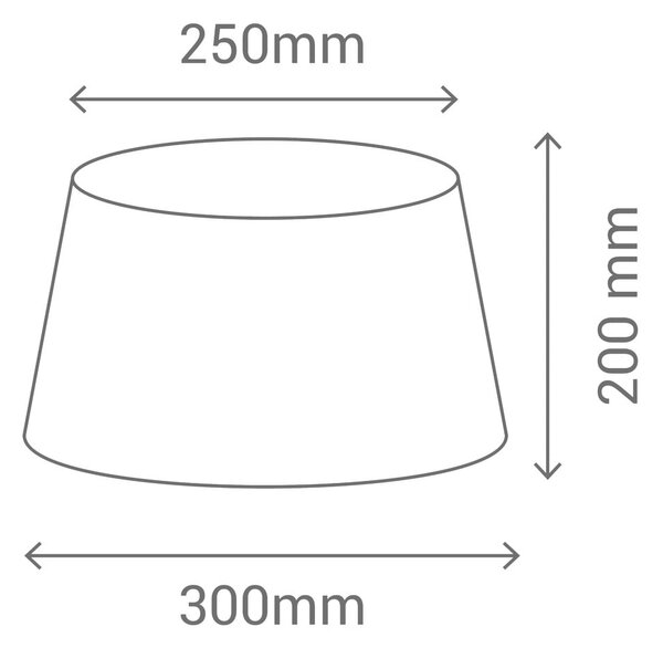 Belo senčilo ø 30 cm – SULION