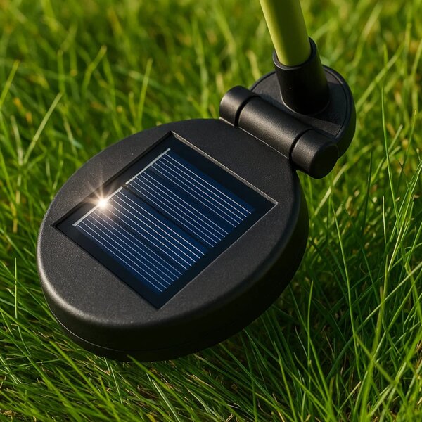 Solarna dekorativna LED RGB vrtna svetilka vrtnica 80cm