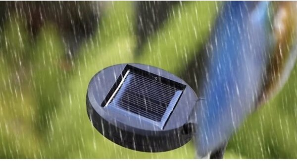 Solarna dekorativna 40 LED RGB vrtna svetilka pav