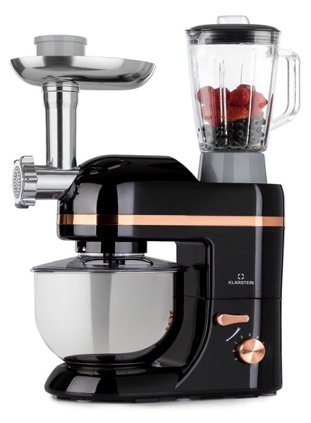 Klarstein Lucia Elegance, kuhinjski robot, mešalnik, mlinček za meso, 1800W, brez BPA