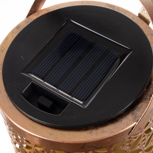 Solarna dekorativna 60 LED toplo bela vrtna svetilka zalivalka