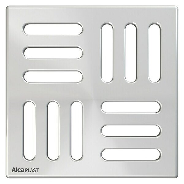 Alcaplast Dizajnerska rešetka 102 x 102 mm (Nerjavno jeklo, Model MPV004)