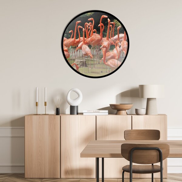 Stenska dekoracija Flamingo