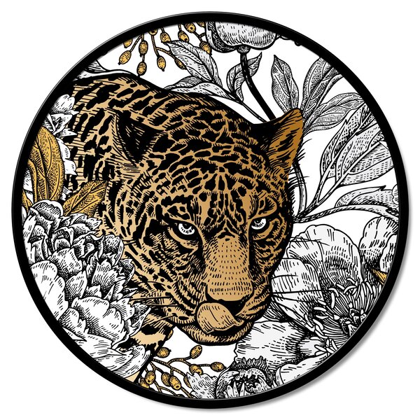 Stenska dekoracija Leopardo