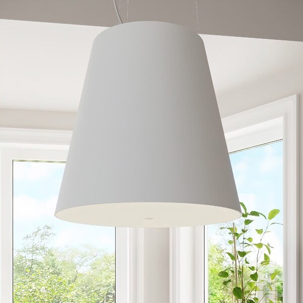 Bela viseča svetilka s steklenim senčnikom ø 50 cm Tresco - Nice Lamps