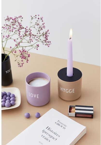 Bež porcelanasta skodelica 300 ml Hygge – Design Letters