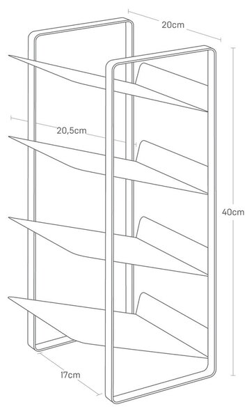 Stojalo za steklenice Tower – YAMAZAKI