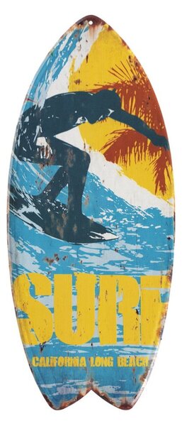 Kovinski dekorativni znak 40x17 cm Surfboard – Geese