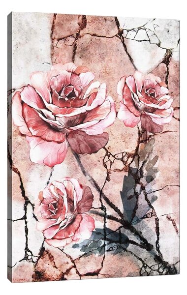 Stenska slika na platnu Tablo Center Lonely Roses, 40 x 60 cm