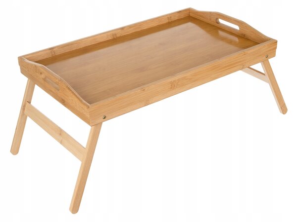 Zložljiva miza za zajtrk iz bambusa 50x30cm