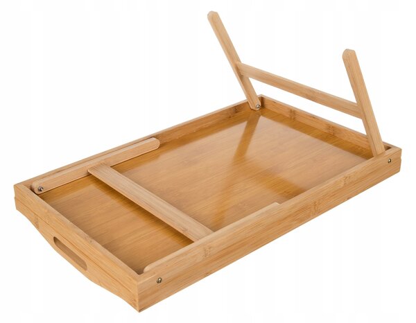 Zložljiva miza za zajtrk iz bambusa 50x30cm