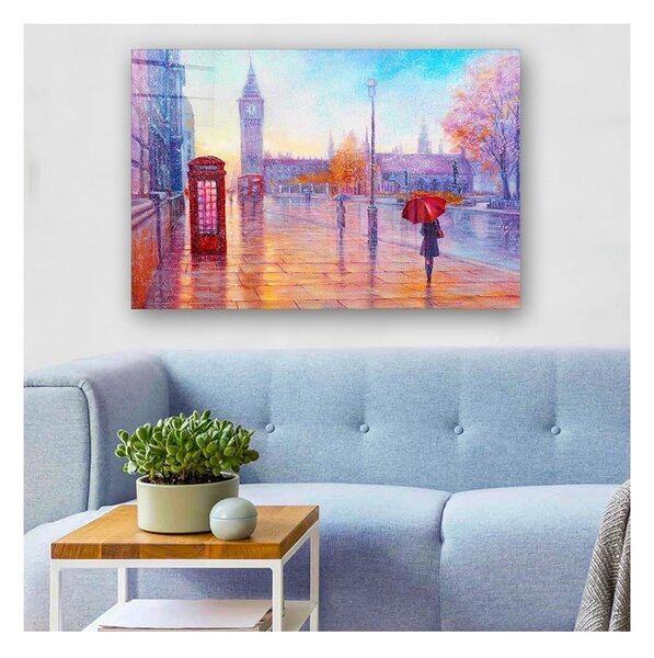 Steklena slika 70x50 cm London – Wallity