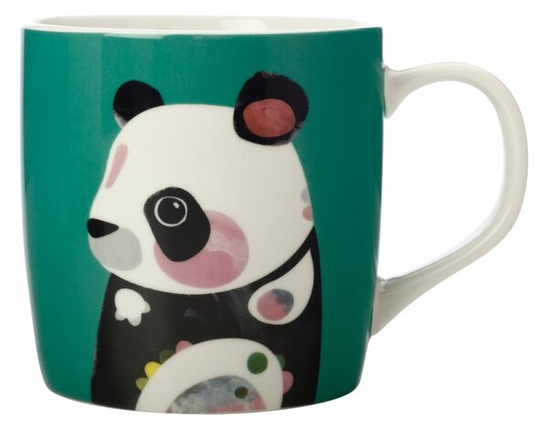 Turkizen porcelanast lonček Maxwell & Williams Pete Cromer Panda, 375 ml