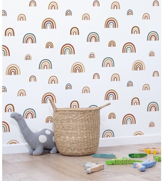 Otroška tapeta 10 m x 50 cm Goodlooking Rainbows – Lilipinso