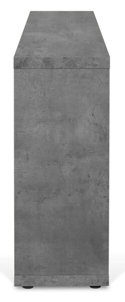 Siv regal v betonskem dekorju 150x83 cm Berlin – TemaHome