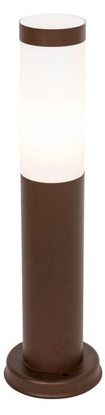 Steber za zunanjo svetilko rjasto rjav z opalom 45 cm IP44 - Rox
