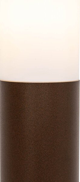 Steber za zunanjo svetilko rjasto rjav z opalom 45 cm IP44 - Rox