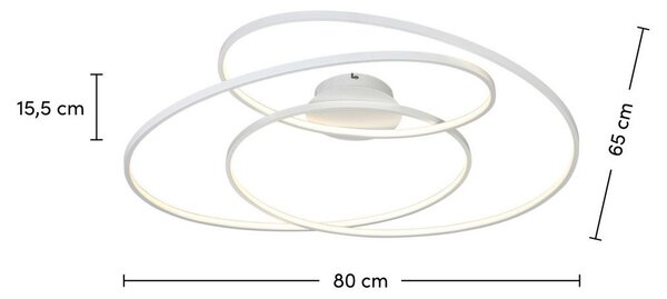 Mömax Stropna Led-svetilka Wilma