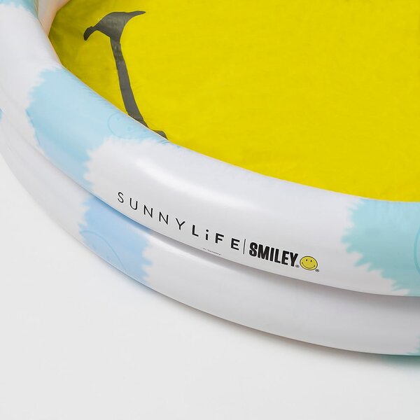 Napihljiv bazen Sunnylife Smiley, ø 165 cm