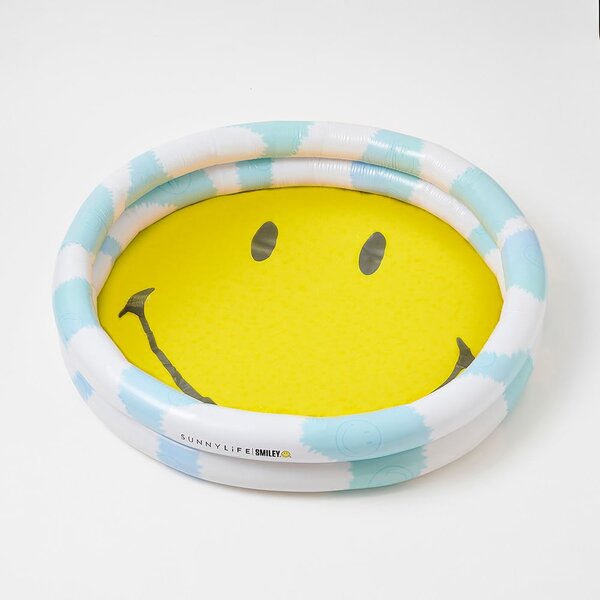 Napihljiv bazen Sunnylife Smiley, ø 165 cm