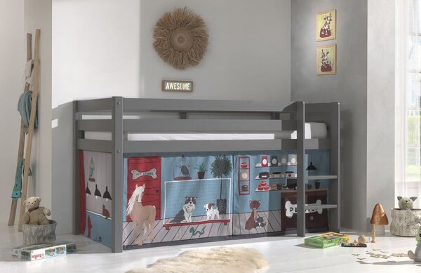 Otroške zavese v kompletu za posteljo 4 ks 195x75 cm Pet Shop – Vipack