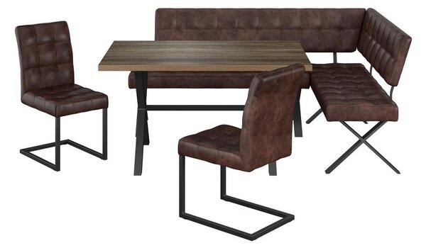 Mömax Kotna Klop Donna, Vintage Rjava, 200 X 150 Cm