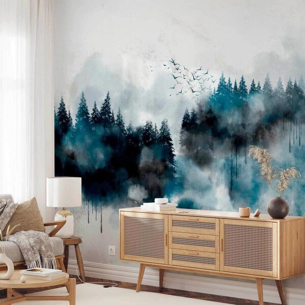 Artgeist Fototapeta Painted Mountains, 100x70cm