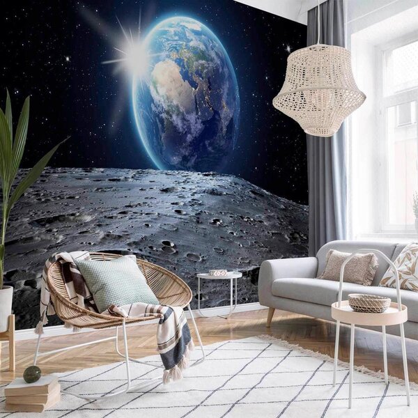 Artgeist Fototapeta View Of The Blue Planet, 250x175cm