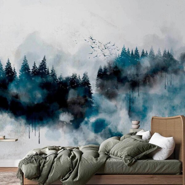 Artgeist Fototapeta Painted Mountains, 100x70cm