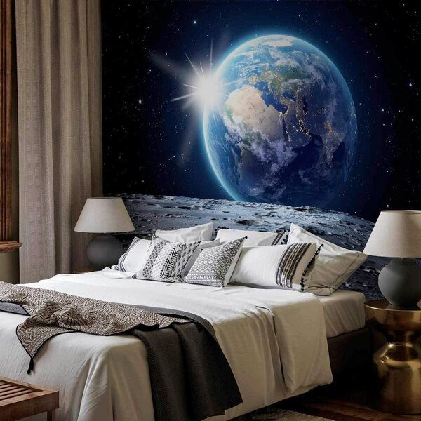 Artgeist Fototapeta View Of The Blue Planet, 250x175cm