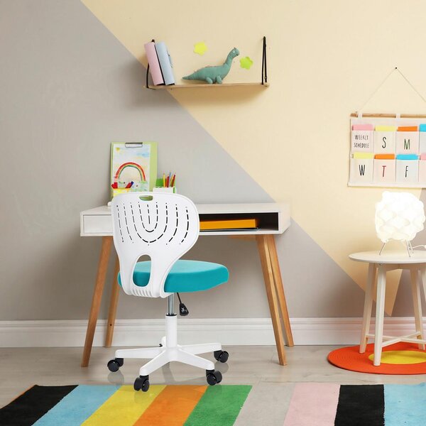 MID.YOU Otroški Vrtljivi Stol Kiddy Top W, Modra