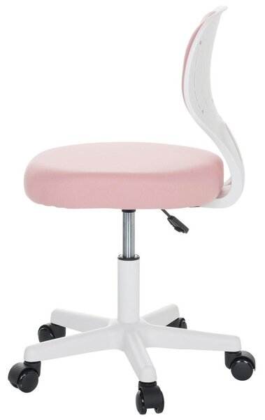 MID.YOU Otroški Vrtljivi Stol Kiddy Top W, Roza