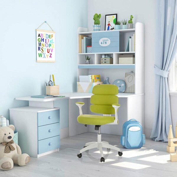 MID.YOU Mladinski Vrtljivi Stol Kid Ergolino W, Zelena