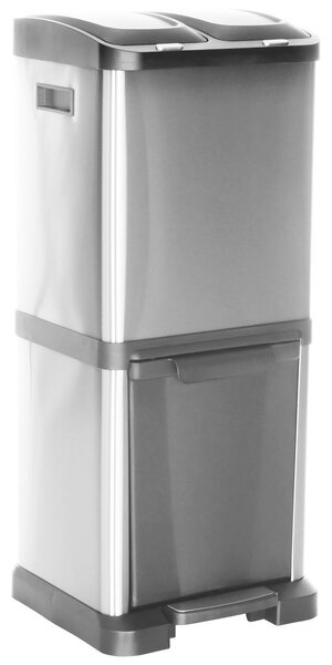 MID.YOU Koš Za Smeti Clean Vii, 32 L, Srebrna