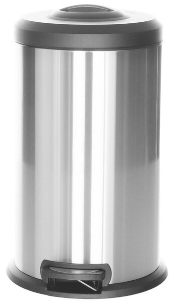 MID.YOU Koš Za Smeti Clean X, 40 L, Srebrna