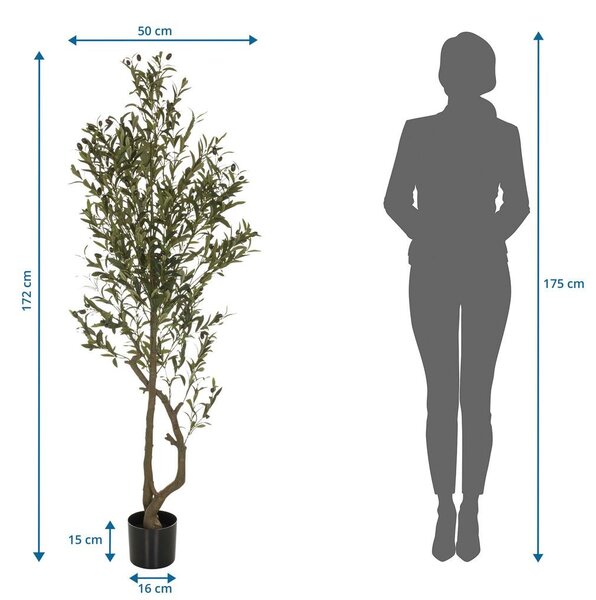 MID.YOU Umetna Rastlina Olive I